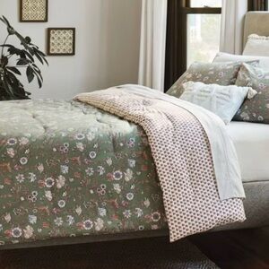 Boho Reversible Comforter Set QUEEN